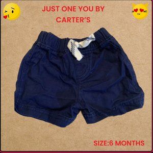 CARTERS SHHORTS NAVY COLOUR SIZE 6 MONTHS FOR KIDS